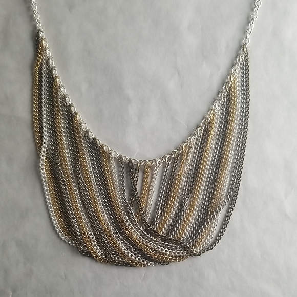 Multi-chain Statement Necklace - Picture 1 of 5